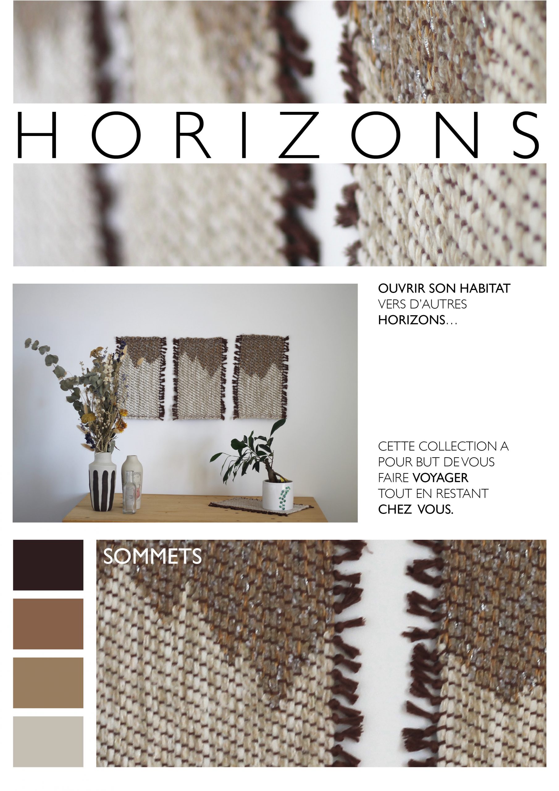 tissage collection horizons